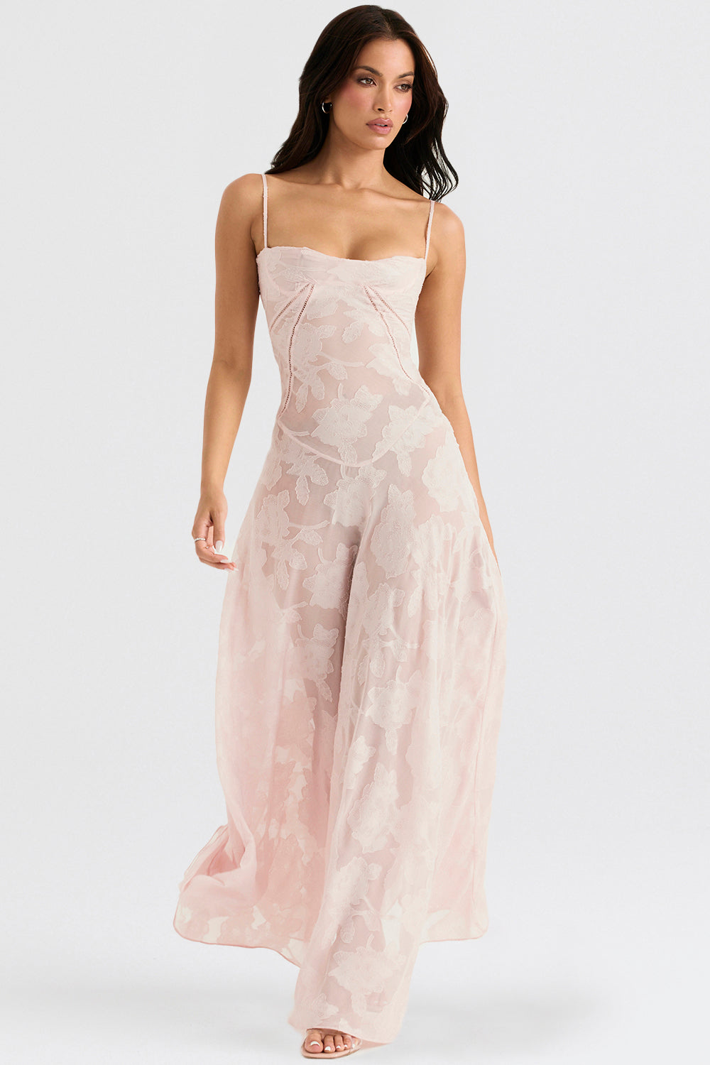 Dean | Maxi Dress Embroidered Elegant