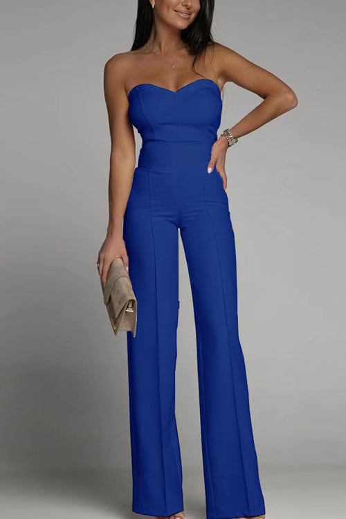 Vyn | Jumpsuit Strapless Wide Leg
