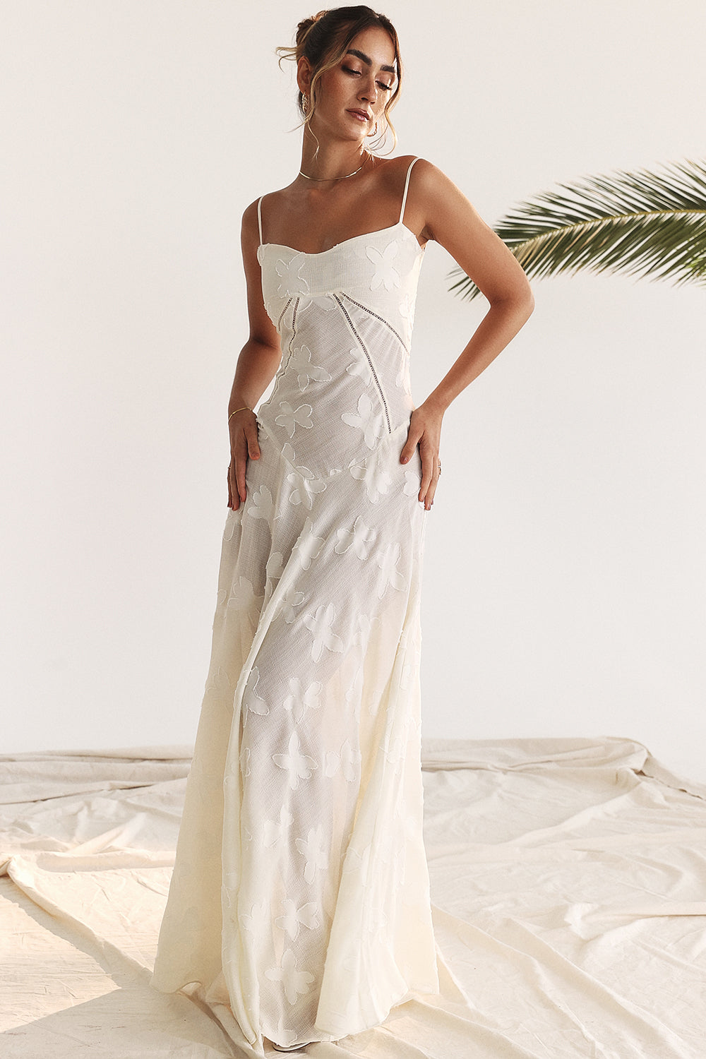 Dean | Maxi Dress Embroidered Elegant