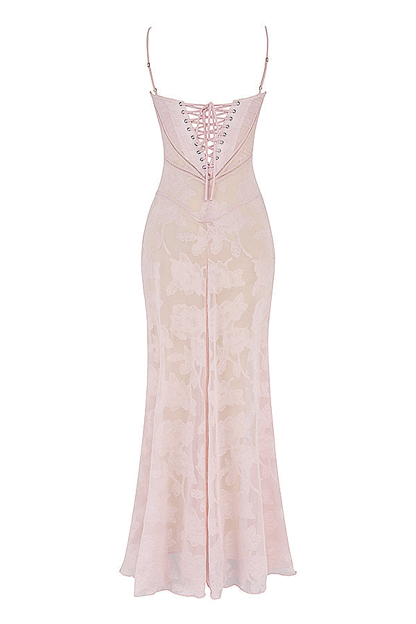 Dean | Maxi Dress Embroidered Elegant