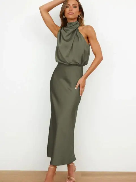 Dayanara | Cocktail dress with cowl neckline