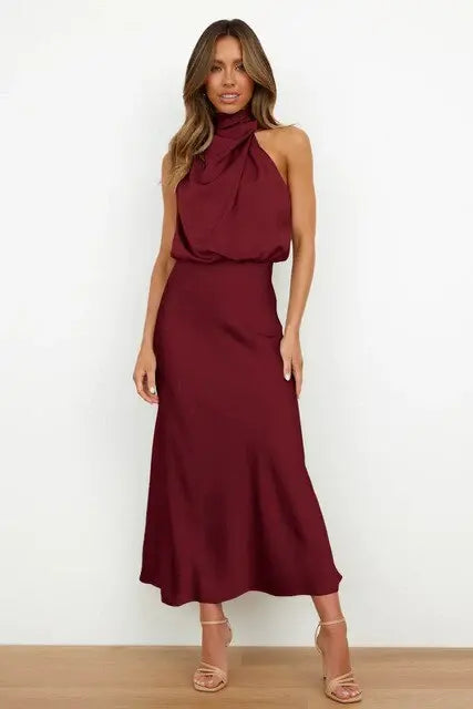 Dayanara | Cocktail dress with cowl neckline