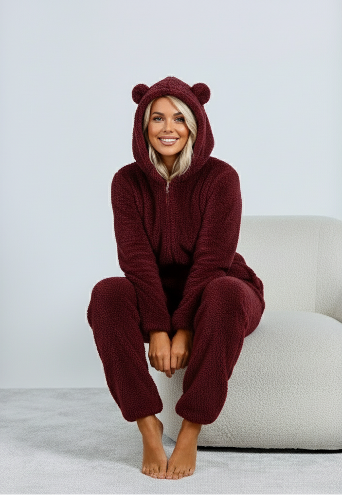 Tia | Women's Onesie with Bear Ears