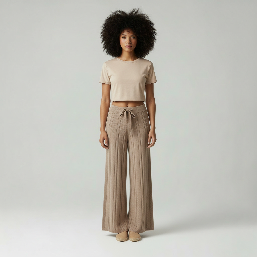 Noor | Warm & Cozy Knitted Lounge Pants