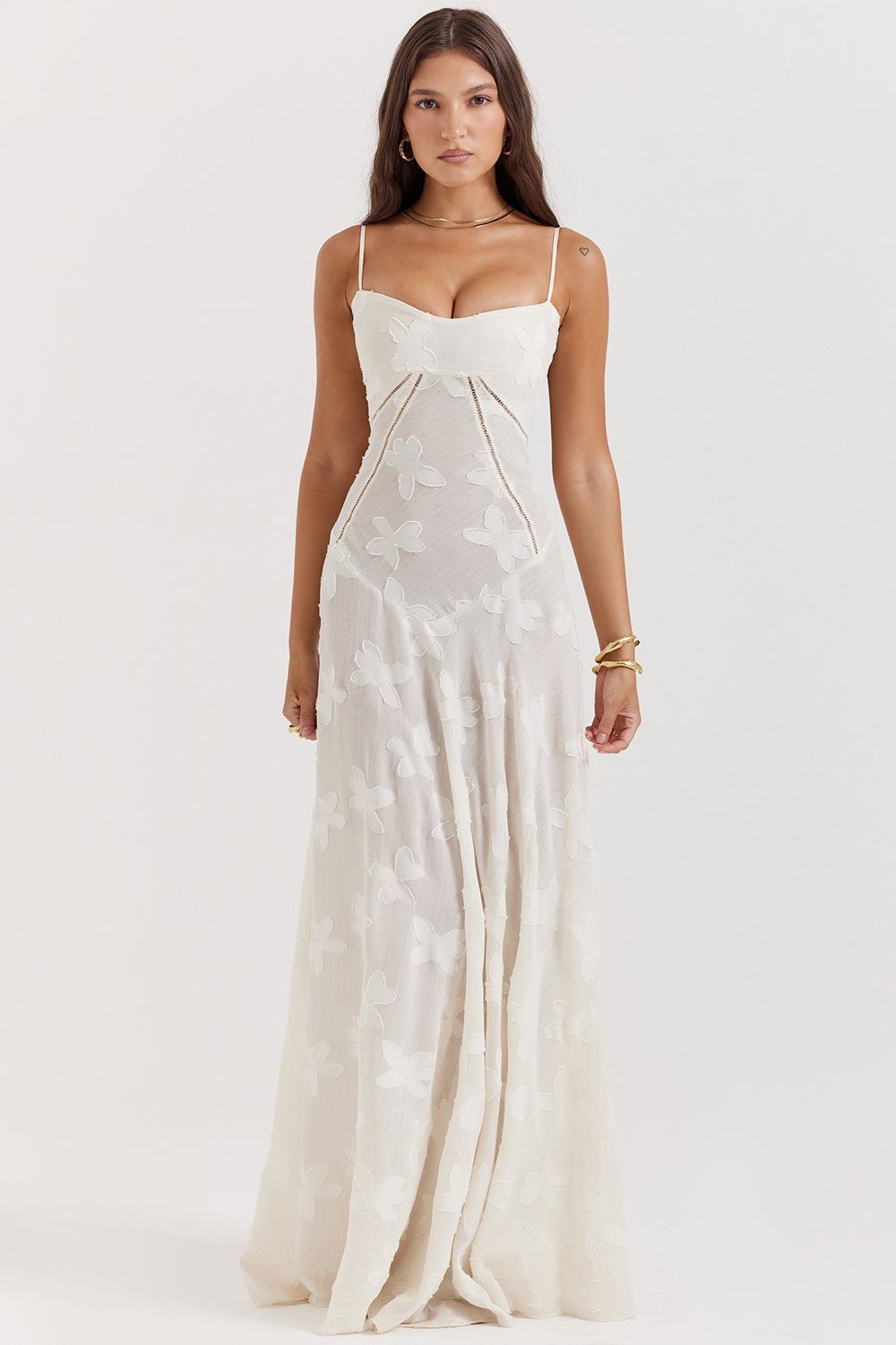Dean | Maxi Dress Embroidered Elegant