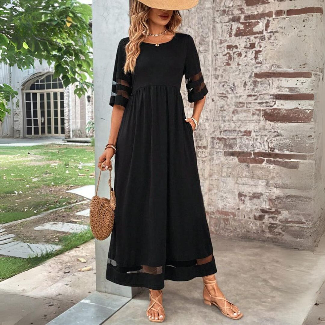 Jordan | Modern Sheer Sleeve Maxi