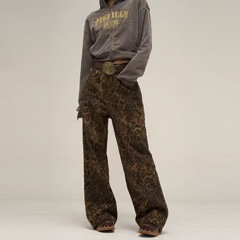 Audrie | Jeans Leopard print