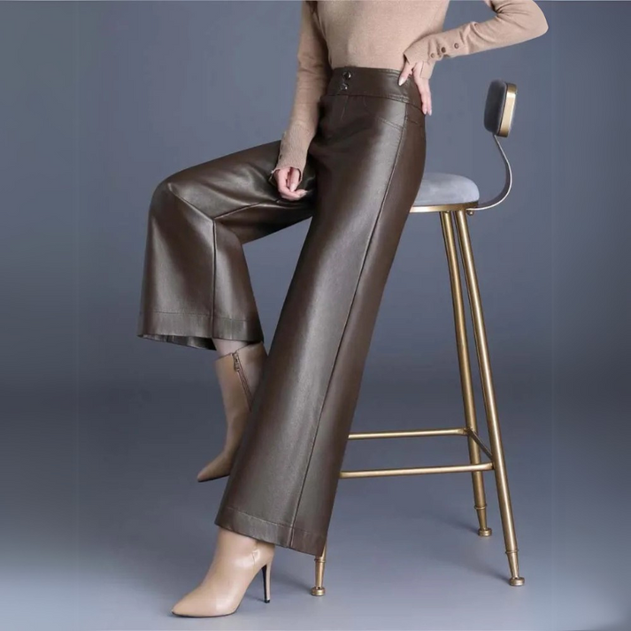 Mark | High-Waisted Wide Fit Trousers