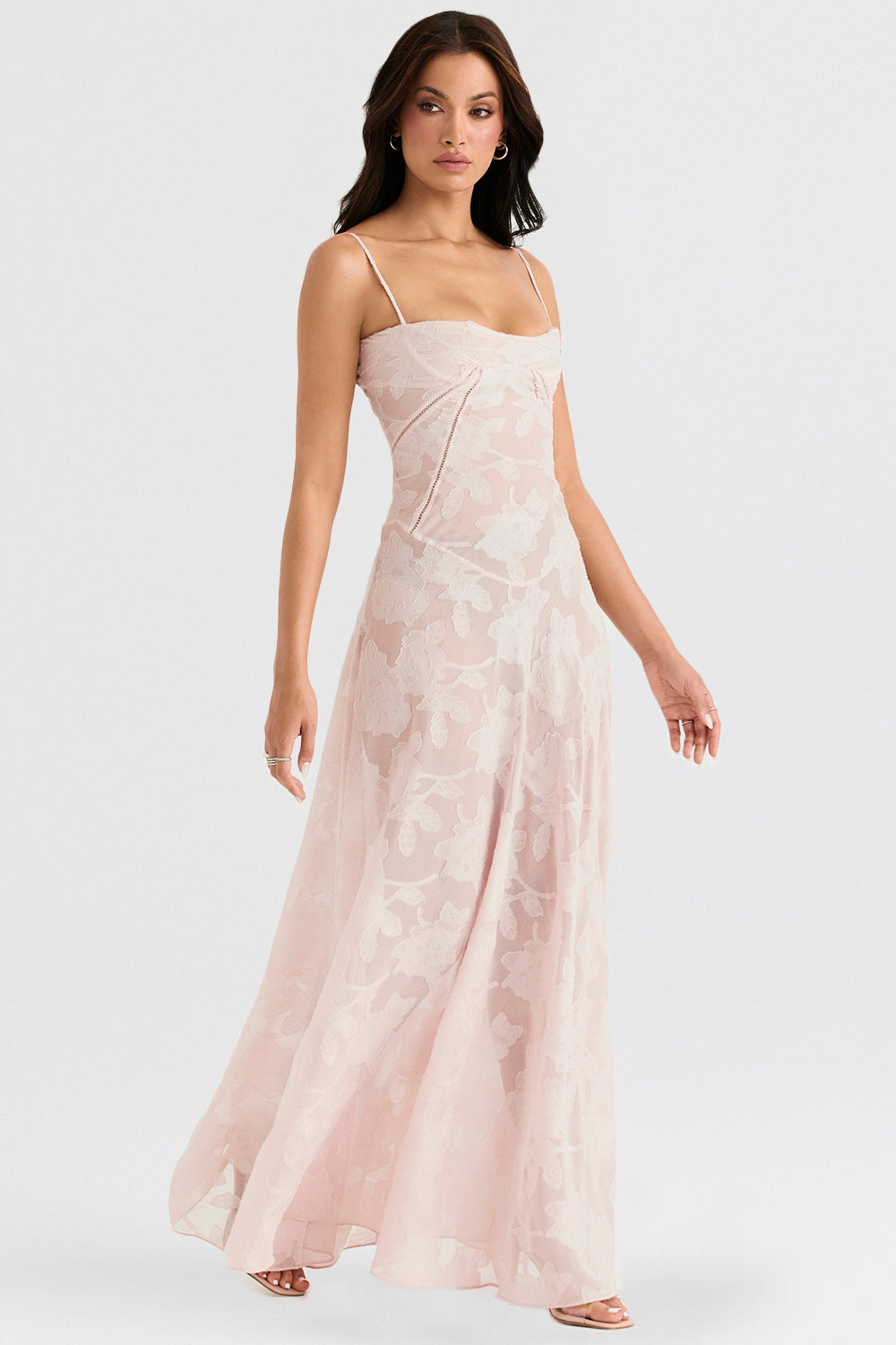 Dean | Maxi Dress Embroidered Elegant