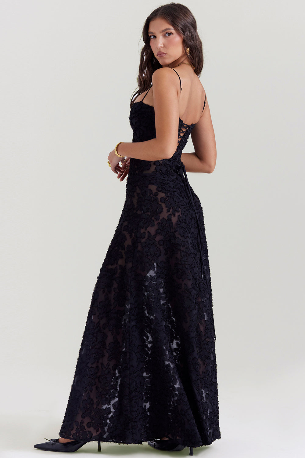 Dean | Maxi Dress Embroidered Elegant