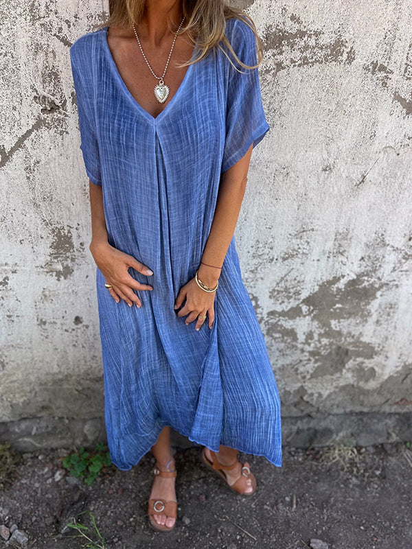 Brooke | Relaxed V-Neck Flow Dress