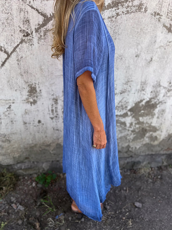 Brooke | Relaxed V-Neck Flow Dress