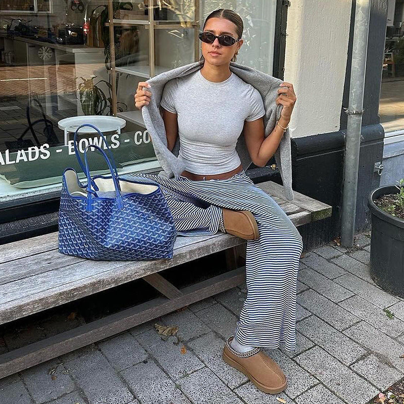 Kaya | Wide Leg Drawstring Trousers