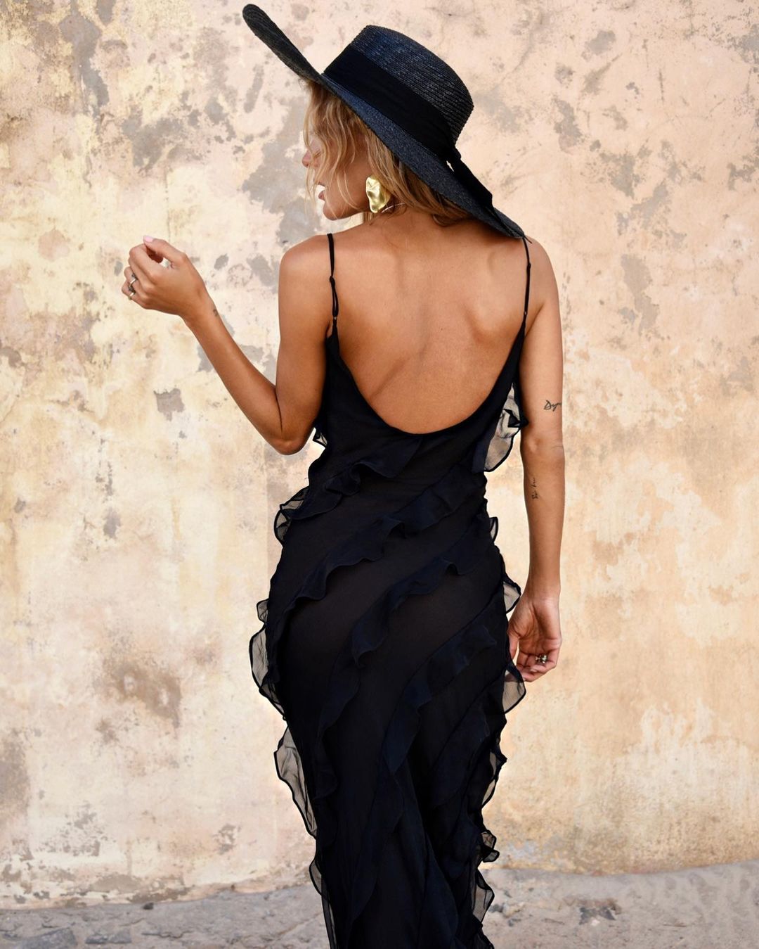 Tamara | Evening Dress with Cascading Ruffles