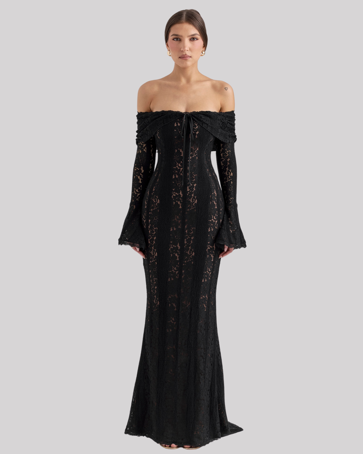 Aréa | Floral Off-Shoulder Dress