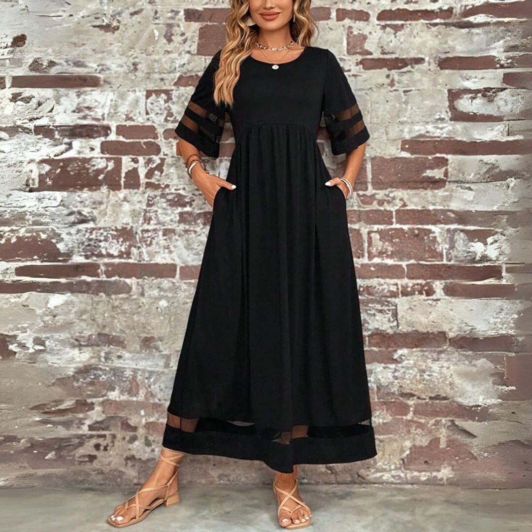 Jordan | Modern Sheer Sleeve Maxi