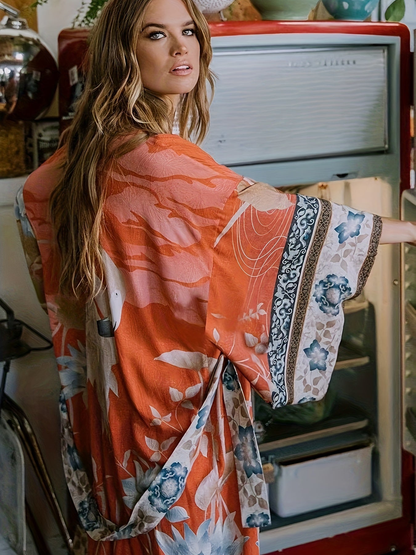 Blanca | Bohemian floral print dress