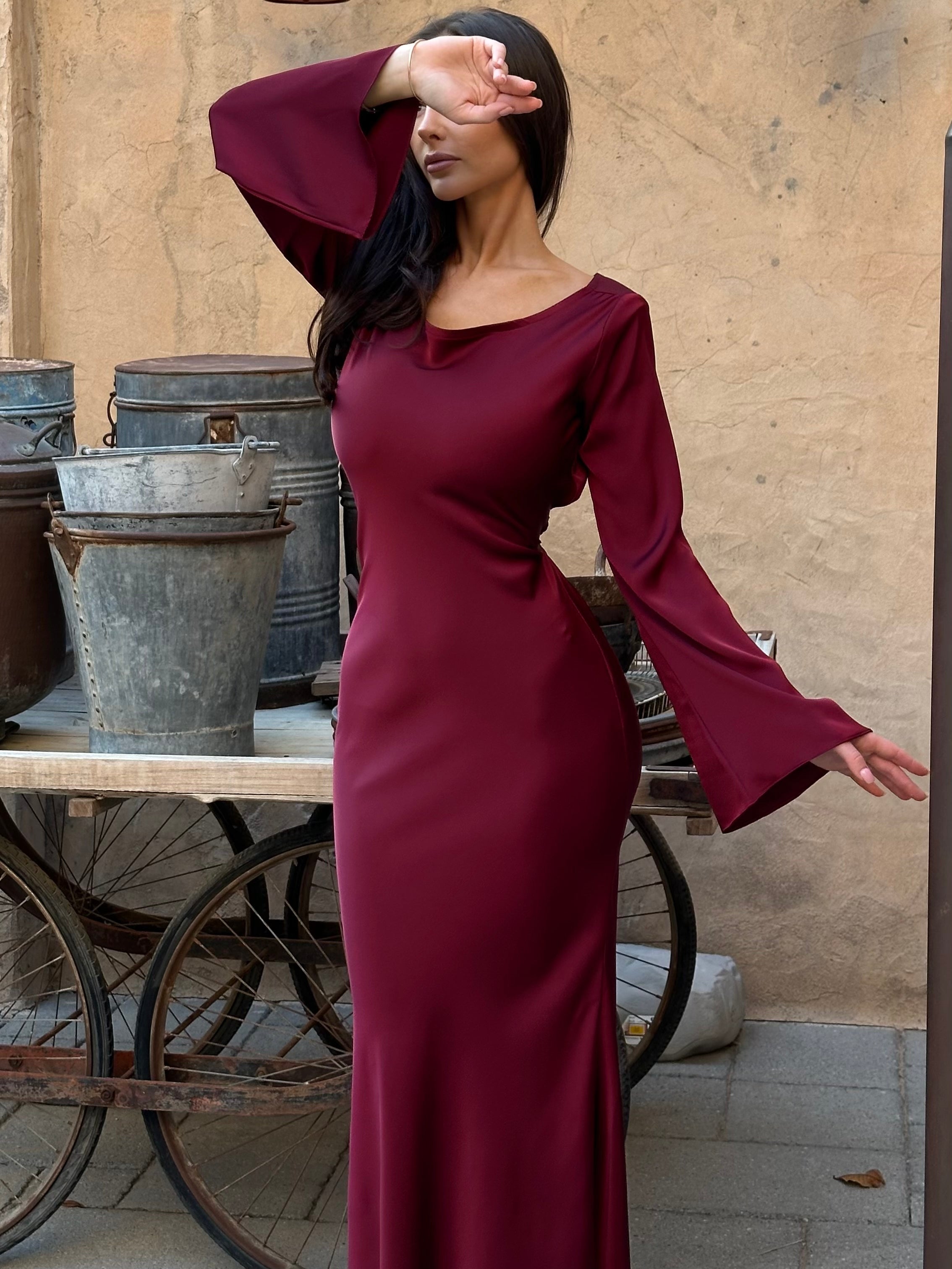 Emmie | Dress with Dramatic Bell Sleeves