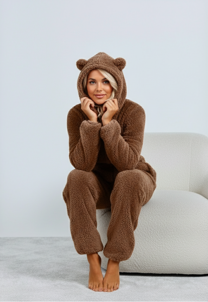 Tia | Women's Onesie with Bear Ears