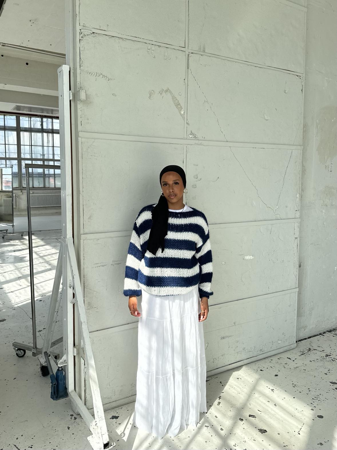 Catherine | Sweater Chunky knit striped design