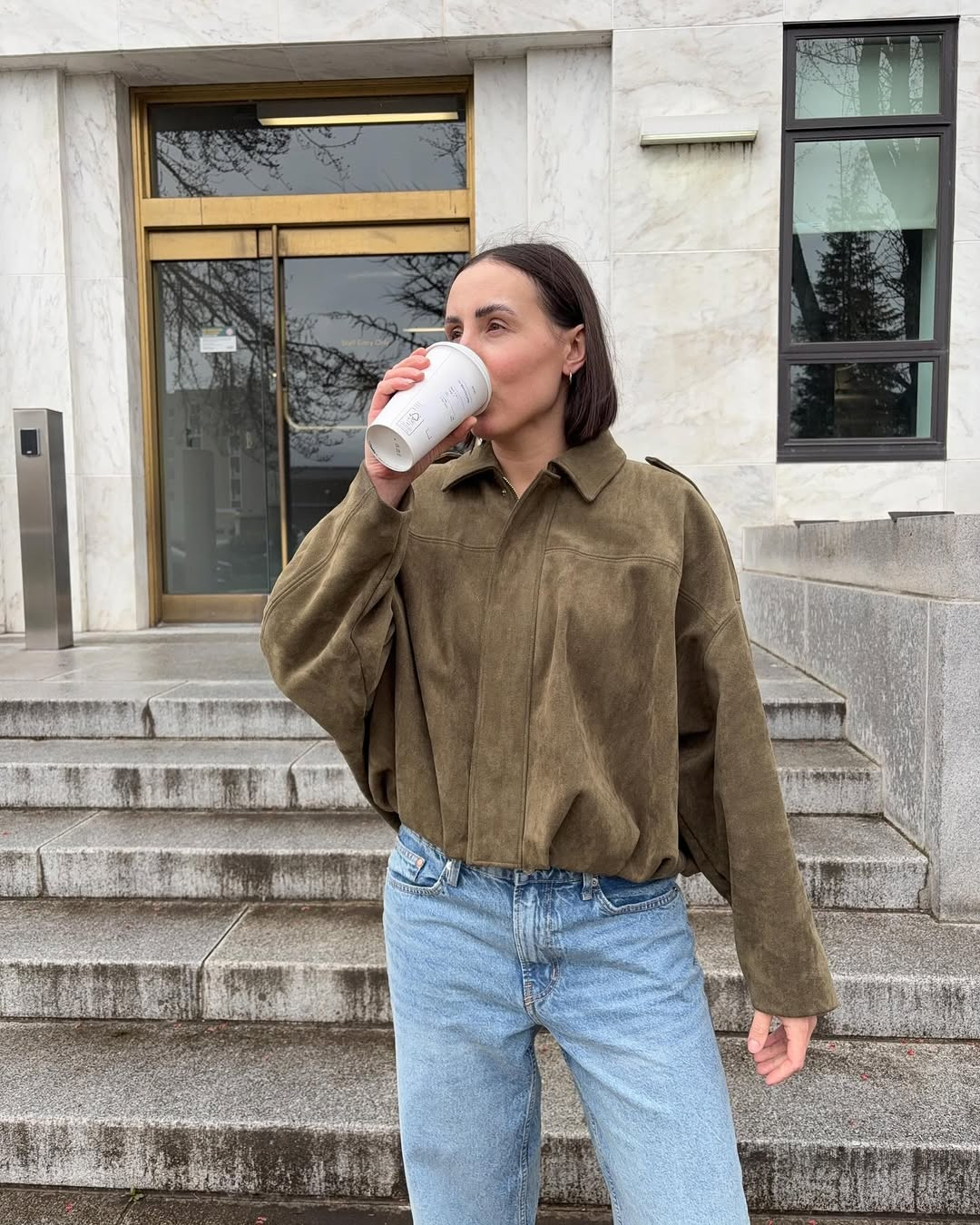 Lauralee | Bomber Jacket with Unique Shoulder Details
