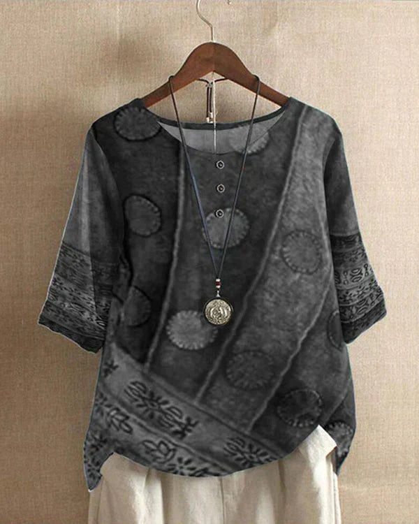 Cayla | Blouse Patchwork print