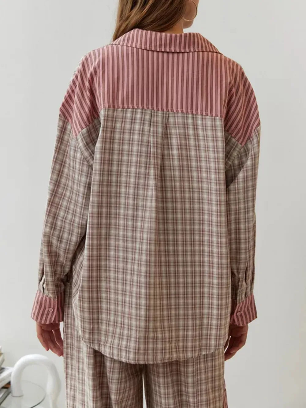Keyonna | Pyjama Set with Checked Details