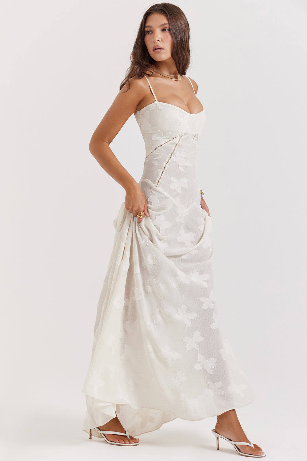 Dean | Maxi Dress Embroidered Elegant