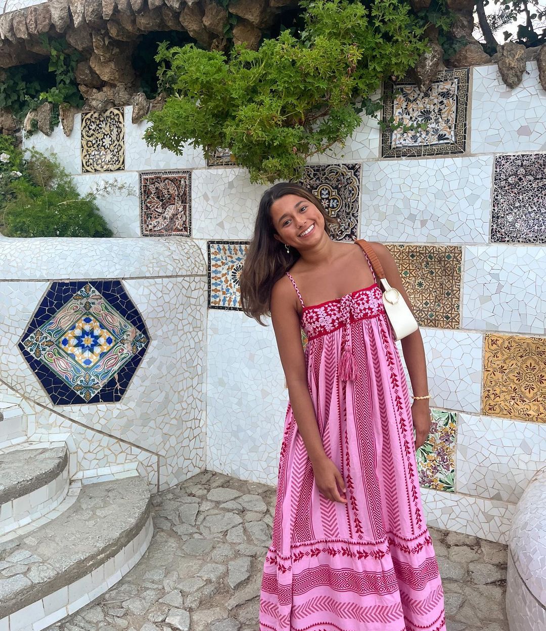Ardith | Maxi Dress with Embroidered Print