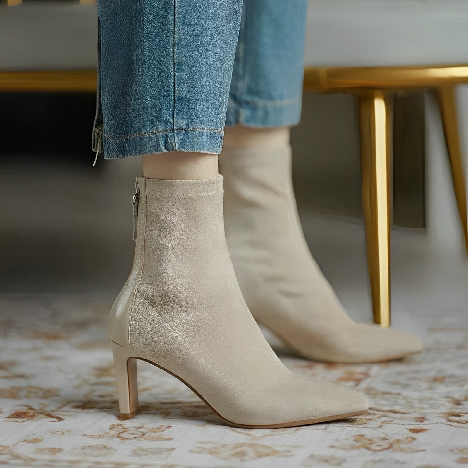 Yetta | Ankle Boots Pointed Toe Heel