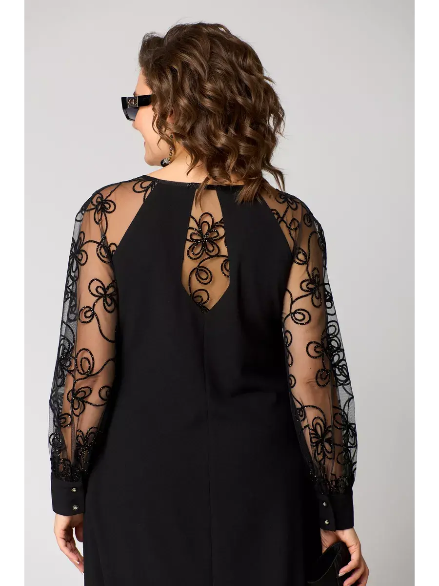 Dreama | Elegant Dress with Embroidered Sleeves