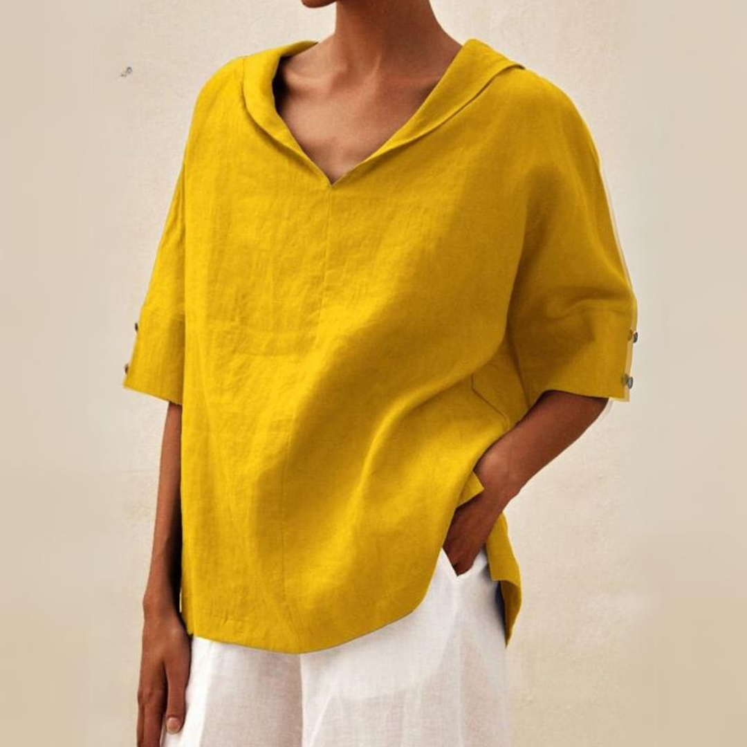 Mireina - Casual Loose-Fit Blouse