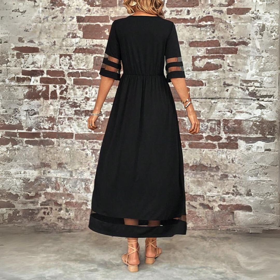 Jordan | Modern Sheer Sleeve Maxi