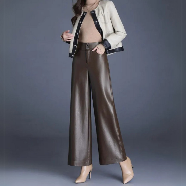 Mark | High-Waisted Wide Fit Trousers