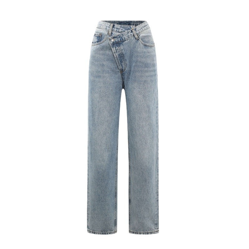 Zayla | Jeans with Crossover Waistband