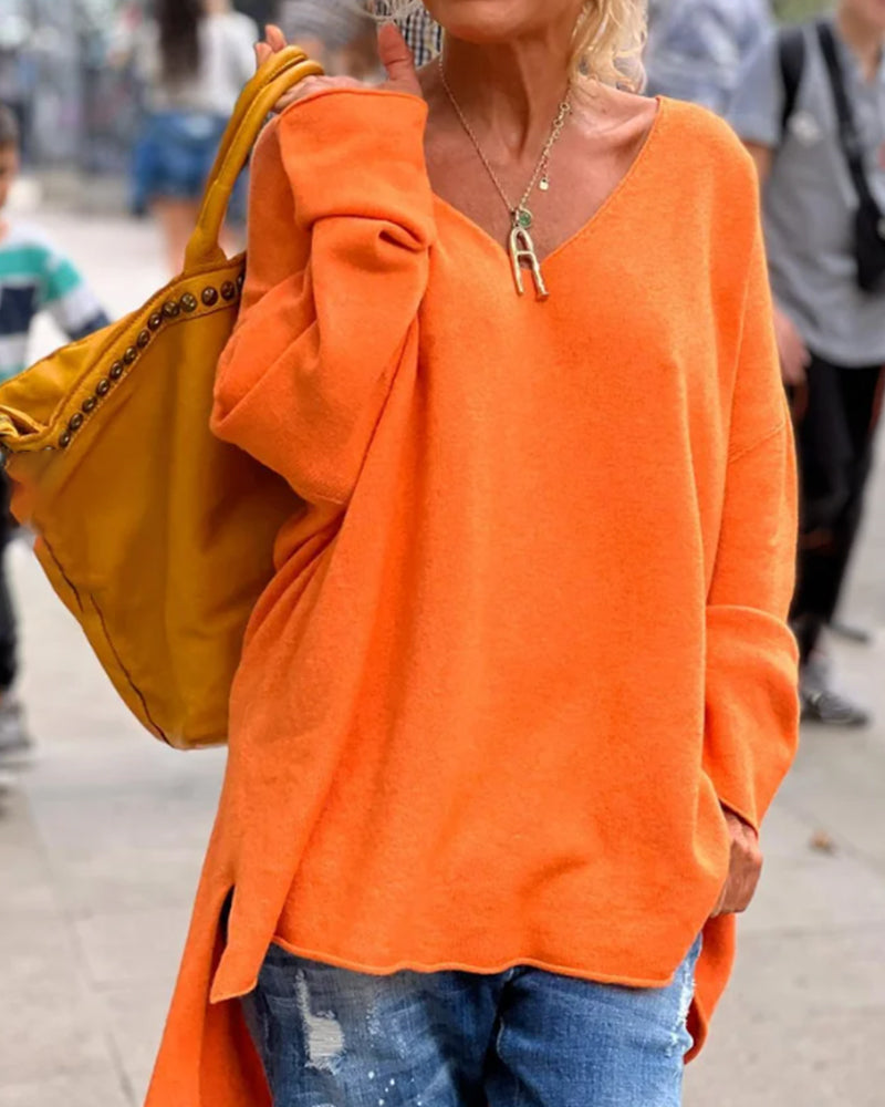 Lumis | Loose Fit V-neck sweater