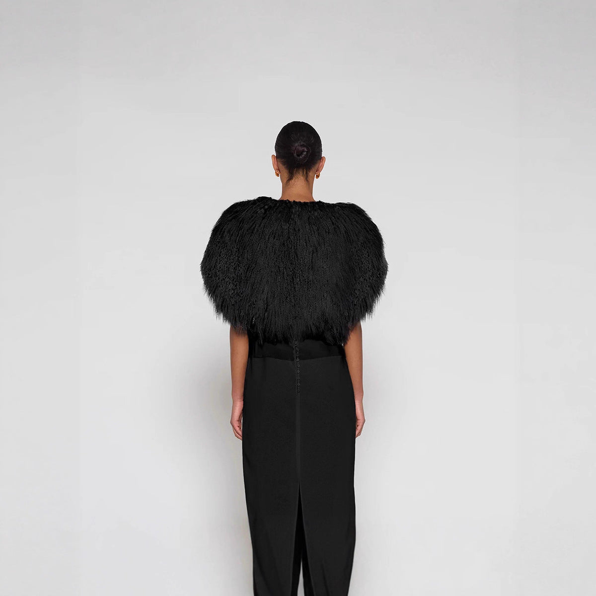 Cleo | Faux Fur Collar Voluminous