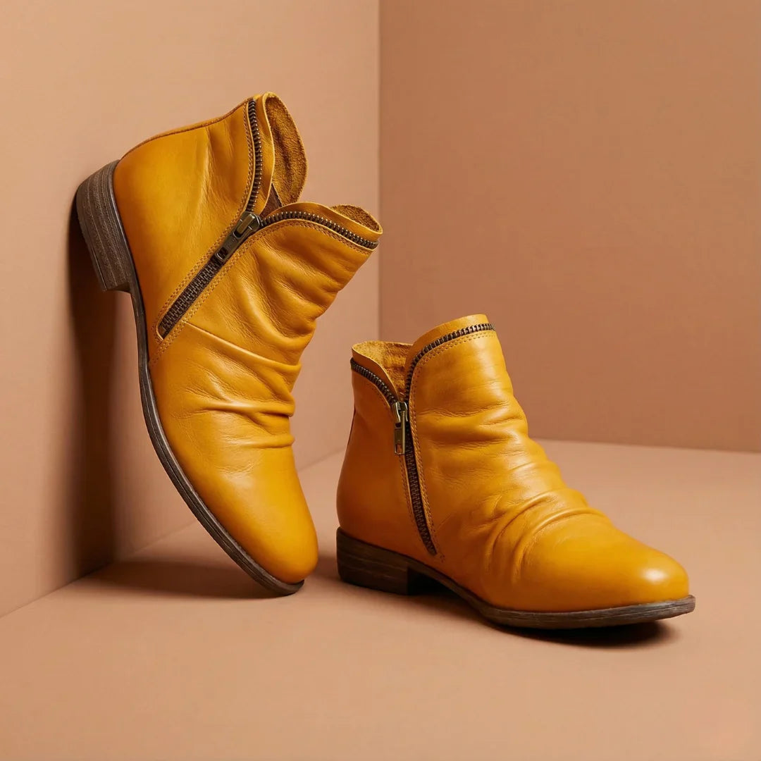 Kendra | Side-Zip Ankle Boots