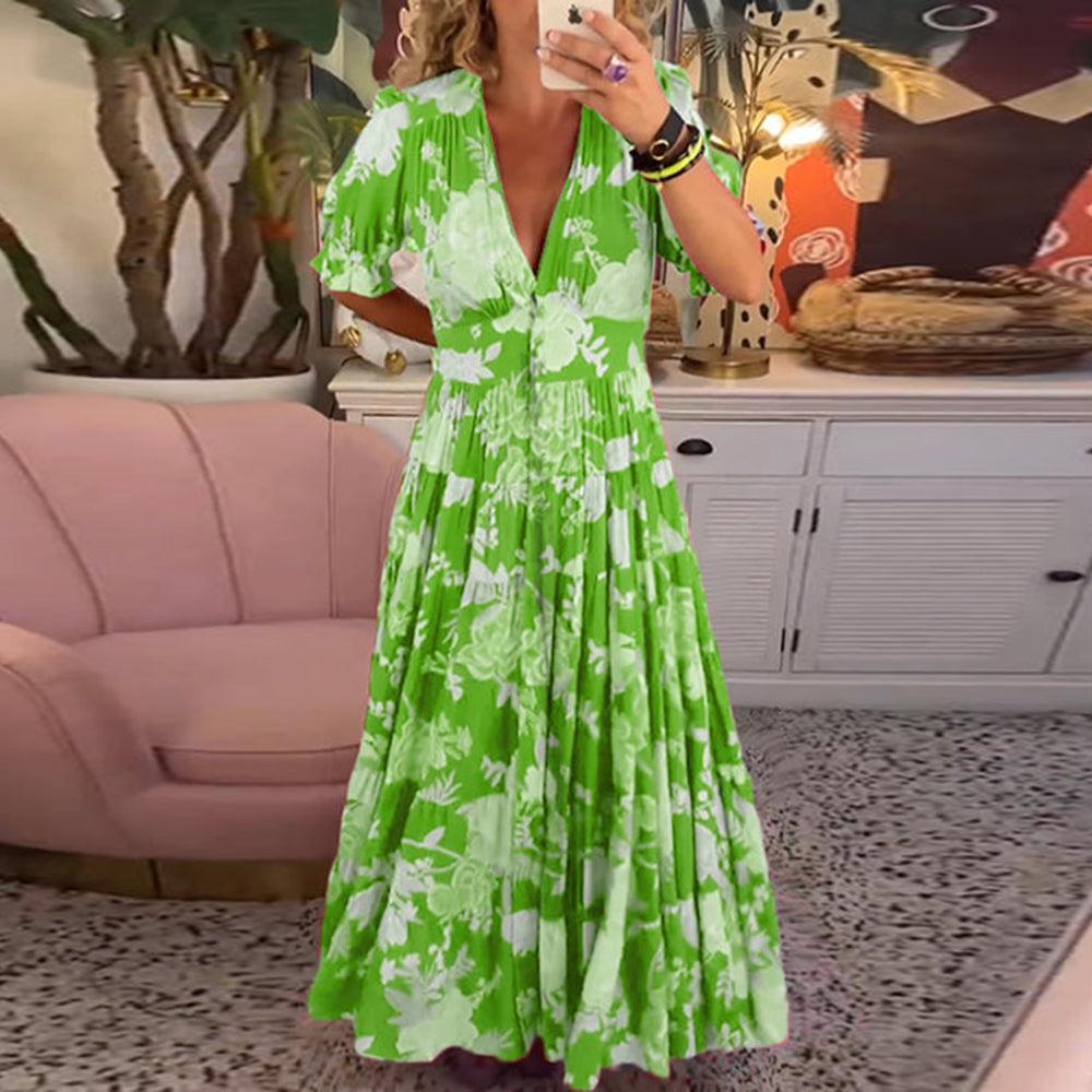 Sara | Floral Flow Maxi Dress