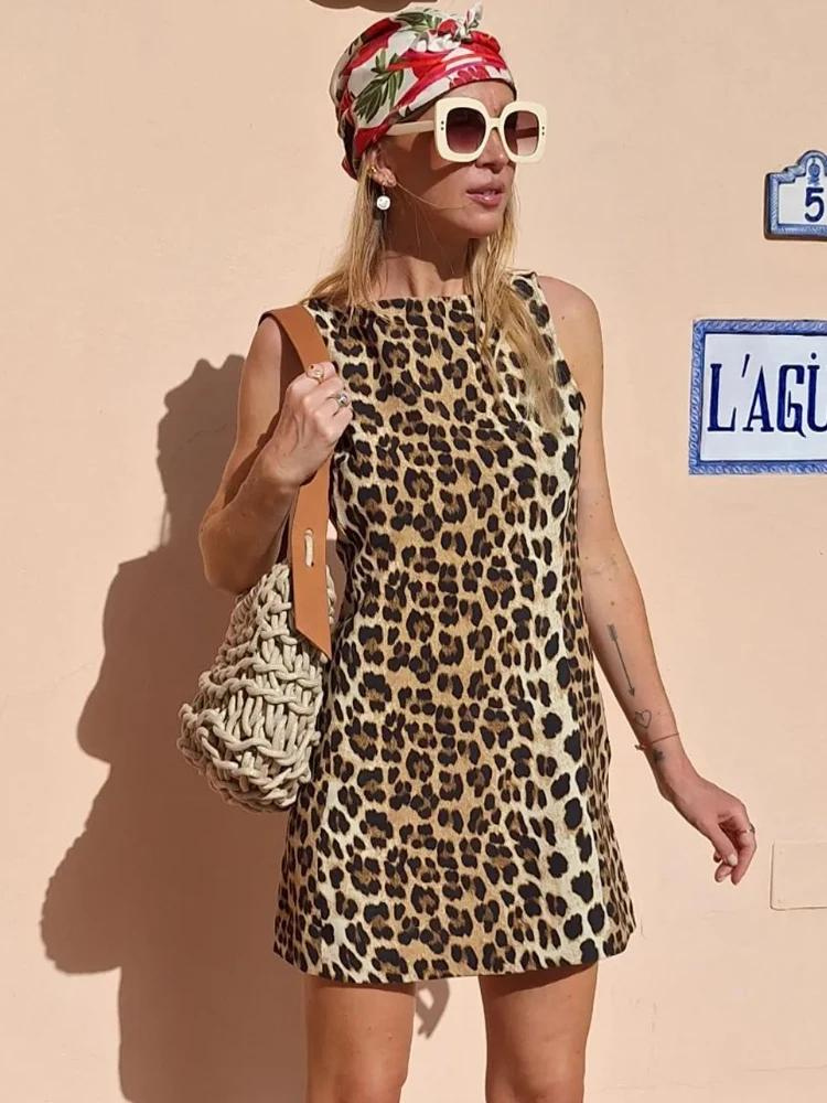 Dominga | Leopard Print Dress