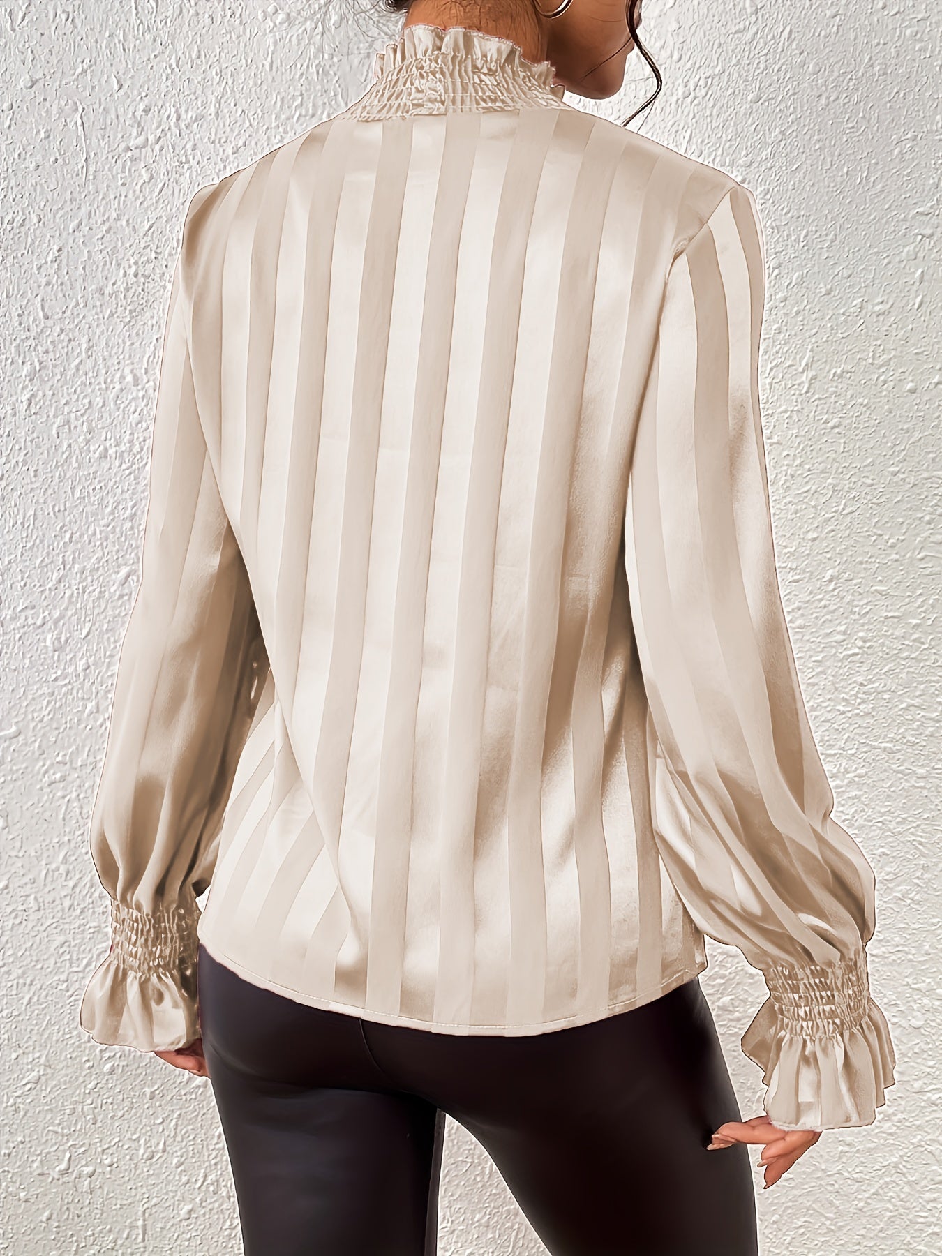 Chasidy | Striped Satin Blouse