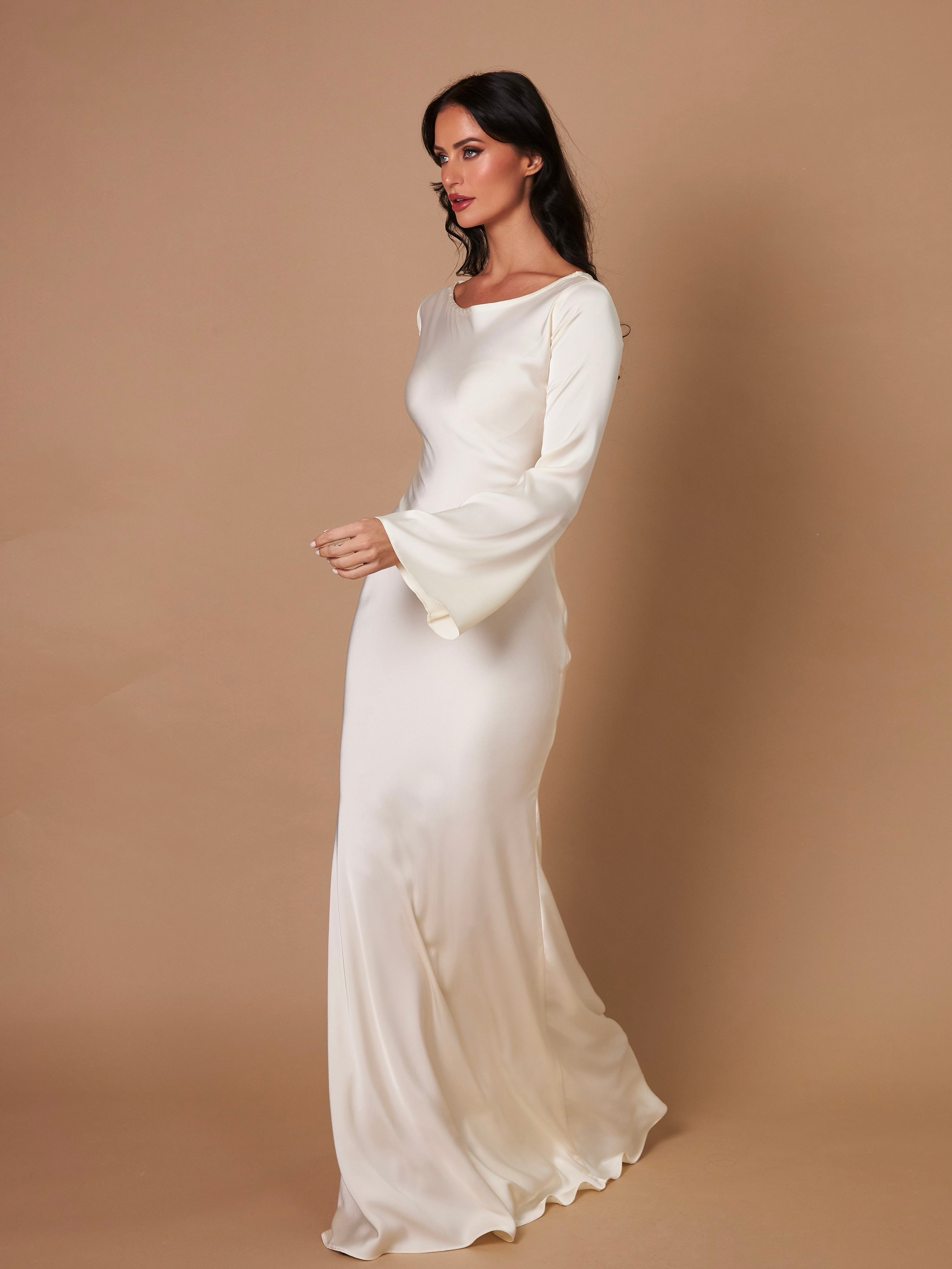 Emmie | Dress with Dramatic Bell Sleeves
