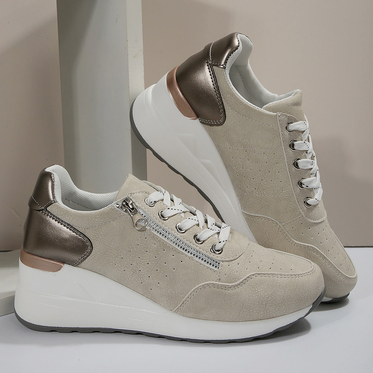 Malena | Comfortable Sneakers with Side Zip