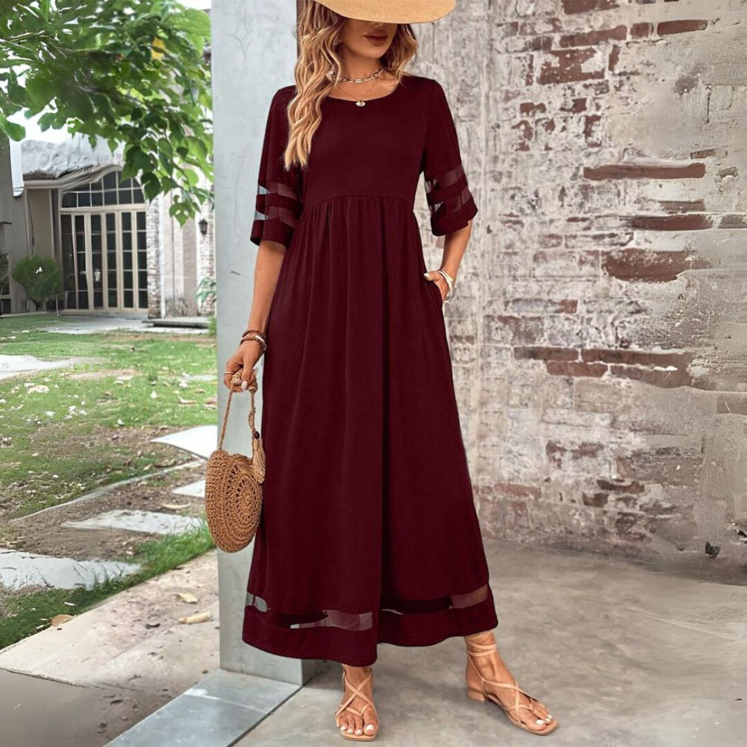 Jordan | Modern Sheer Sleeve Maxi