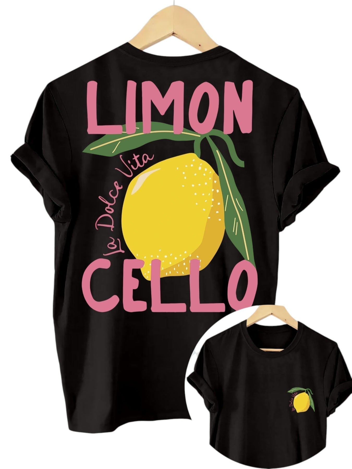 Kamdyn | Summer T-shirt with Lemon Print for Women
