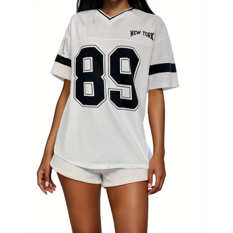 Ashley | T-Shirt Sporty American Football Design