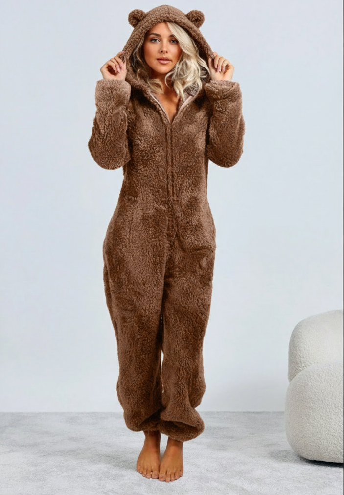 Tia | Women's Onesie with Bear Ears