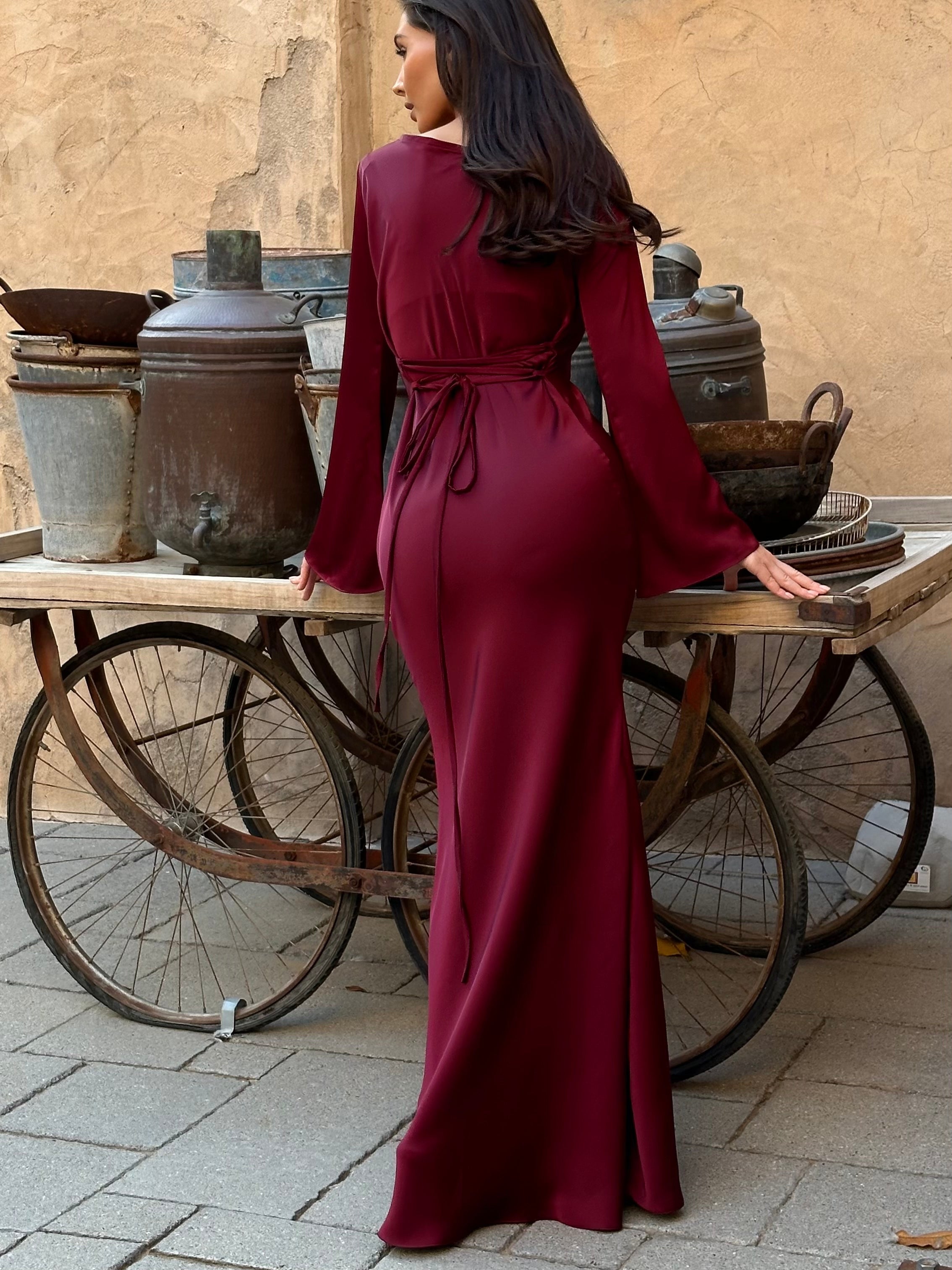 Emmie | Dress with Dramatic Bell Sleeves