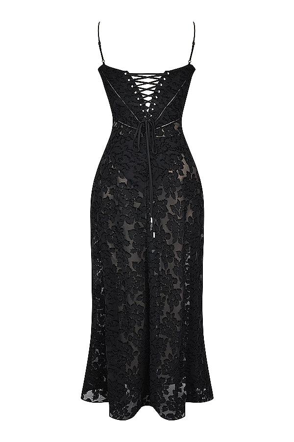 Dean | Maxi Dress Embroidered Elegant