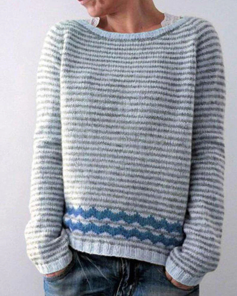 Sienna | Green Forest Print Sweater